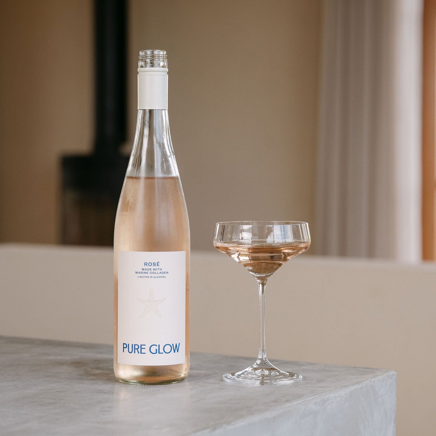 Rosé infused with natural Marine Collagen